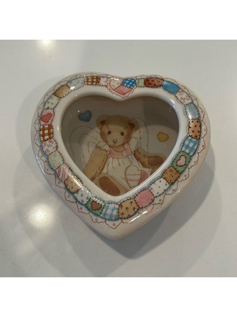 Cherished Teddies Heart Keepsake Box